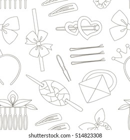 Hair Accessories Object Set pattern