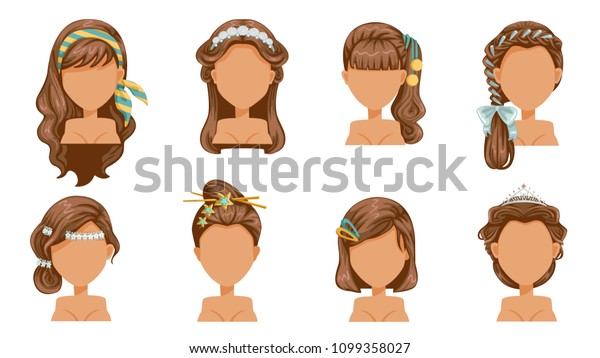 Hair Accessories Hair Pin Crown Hairpin Stock Vector Royalty Free