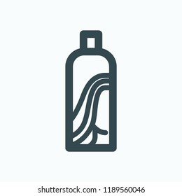 Hair balm vector icon
