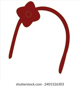 hair band fashion accessory for baby girl vector illustration. beautiful headbands. modern hair art. hairband photo and image. hair band style