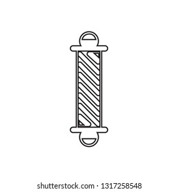 Hair Barbers Pole icon. Element of Barber for mobile concept and web apps icon. Outline, thin line icon for website design and development, app development