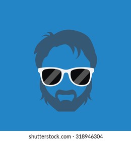 hair, beard,mustache,sunglasses style icons
