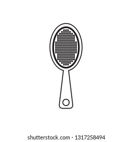 Hair brush icon. Element of Barber for mobile concept and web apps icon. Outline, thin line icon for website design and development, app development