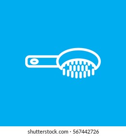 hair brush icon illustration isolated vector sign symbol