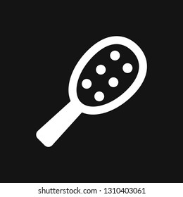 Hair brush icon logo, illustration, vector sign symbol for design