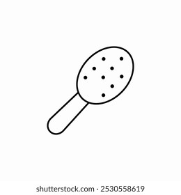 hair brush icon sign vector