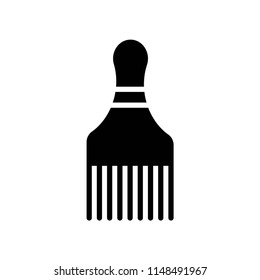 Hair brush icon vector icon. Simple element illustration. Hair brush symbol design. Can be used for web and mobile.