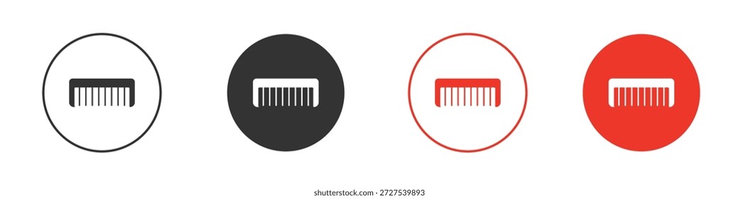 Icono del cepillo del pelo. diseño del Vector del Web