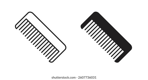 Hair brush icons vectors graphic designs