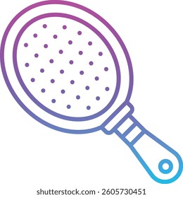 Hair Brush vector icon. Can be used for printing, mobile and web applications.