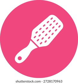 Ilustración de diseño de icono de Vector de cepillo de pelo
