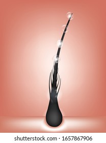 hair with bubble serum vitamin shampoo 