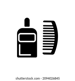 Icono HAIR CARE en vector. Logotipo