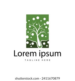 Hair care logo design simple hair skin care silhouette illustration vector template