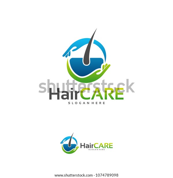 Hair Care Logo Designs Concept Vector Stock Vector (Royalty Free ...