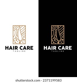 Hair Care Logo, Hair Care Skin Vector, Template Design