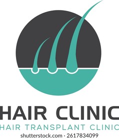 Hair Clinic Logo Design for Hair Transplant Services Logo