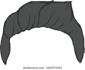 Hair clip arts, portrait character creator clipart