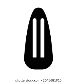 hair clip design icon vecktor ilustrator