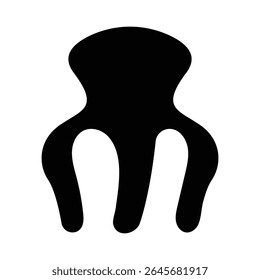 hair clip design icon vecktor ilustrator