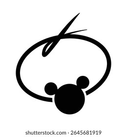 hair clip design icon vecktor ilustrator