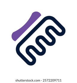 hair clip icon. vector dual tone icon for your website, mobile, presentation, and logo design.