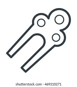 Hair Clip Vector Icon
