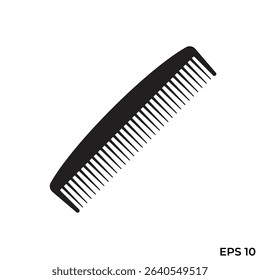 hair clipper comb flat icon vector