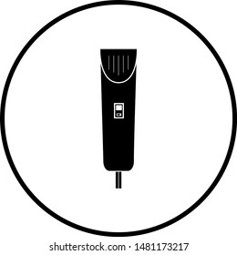 hair clipper cutting machine symbol