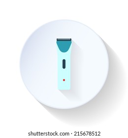 Hair clipper flat icon