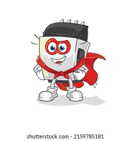 the hair clipper heroes vector. cartoon character