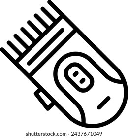 Hair clipper icon. Clipper icon