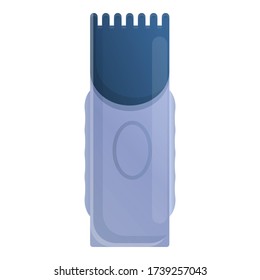 Hair clipper icon. Cartoon of hair clipper vector icon for web design isolated on white background