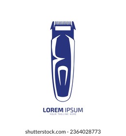 Hair clipper logo template. Hairdresser logo. Vector illustration. hair trimmer isolated