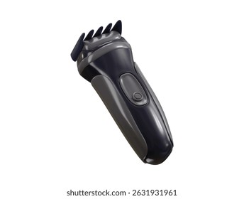 Corte de cabelo trimmer 3D Ilustração - Barbeiro moderno Ferramenta Conceito