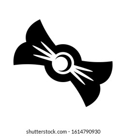 hair clips icon isolated sign symbol vector illustration - high quality black style vector icons

