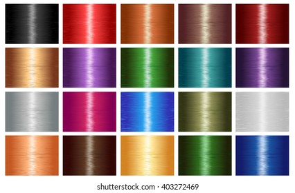 hair color styles texture vector