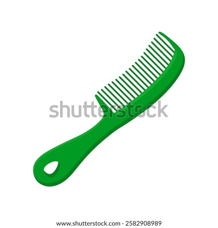 Hair Comb, Beauty and Spa Vector isolated Illustration