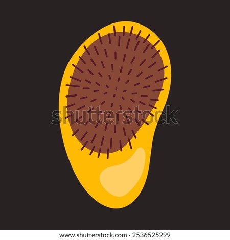 Hair comb brush hairbrush salon styling concept. Vector flat graphic design illustration