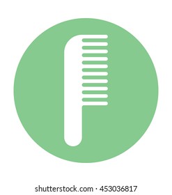 Hair Comb Colored Vector Icon
