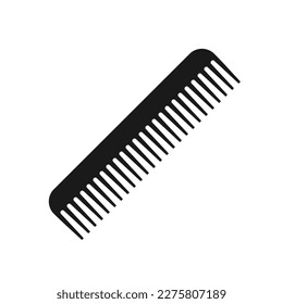 hair comb flat design vector illustration