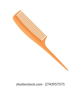 Hair comb flat vector and clip art design isolated on white background
