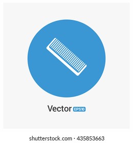 Hair comb icon