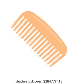 Hair comb icon. Color silhouette. Front side view. Vector simple flat graphic illustration. Isolated object on a white background. Isolate.