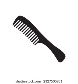 hair comb icon logo vector design template