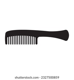 hair comb icon logo vector design template
