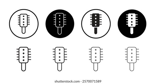 Hair comb icon Outline vector for web ui