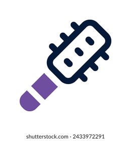 icono de peine de pelo. icono de doble tono vectorial para su sitio web, móvil, presentación y diseño de logotipo.