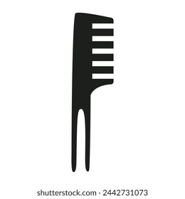 Hair comb icon vector. Hairstyle illustration sign. Barber shop symbol. Hairdresser logo.