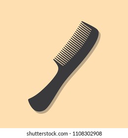 Hair comb icon, vector illustration design. Barbershop objects collection.